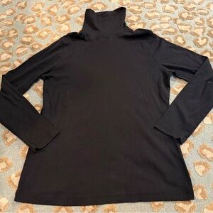 Duluth Trading Co Black Turtleneck